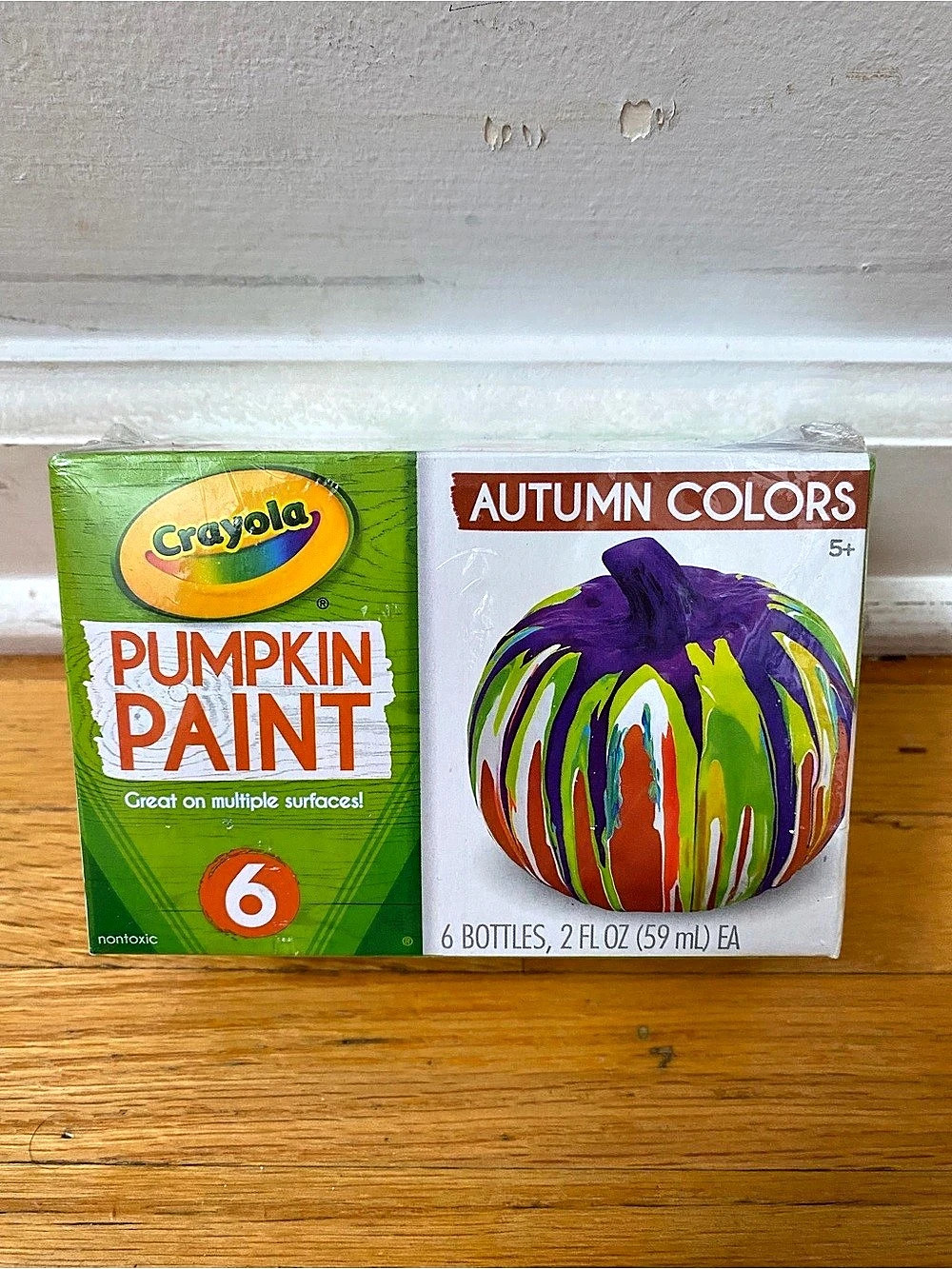 Crayola Pumpkin Paint Autumn Colors 6 Bottles